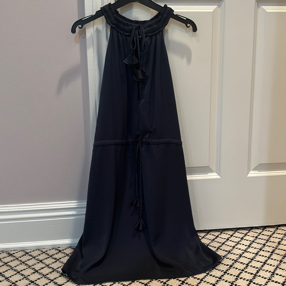 GREYLIN navy tie dress
